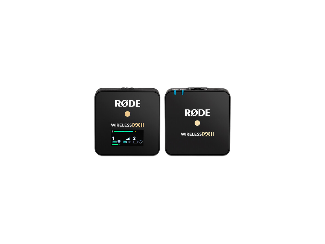 نظام ميكروفون/مسجل لاسلكي رقمي مدمج فردي RODE Wireless GO II (2.4 جيجاهرتز، أسود) نظام ميكروفون/مسجل لاسلكي رقمي مدمج فردي RODE Wireless GO II (2.4 جيجاهرتز، أسود)